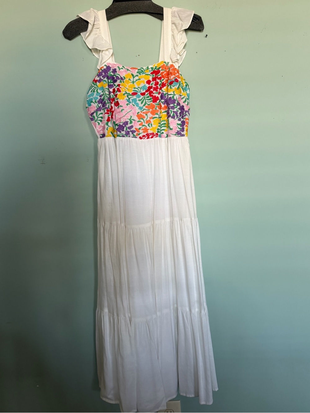 J. Marie Floral Embroidered Dress